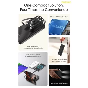 Dudao K11 Pro 20000 mAh powerbank fekete