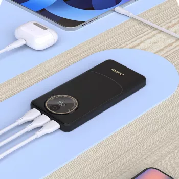 Dudao K12 Power Bank 10000mAh PD22.5W USB-A, USB-C - fehér