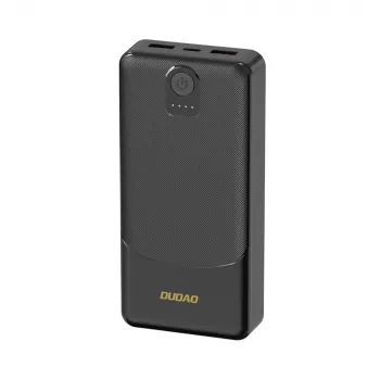 Dudao K10Pro Power Bank 20000mAh 2.4A 2x USB-A fekete