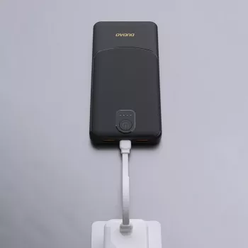 Dudao K10Pro Power Bank 20000mAh 2.4A 2x USB-A fekete