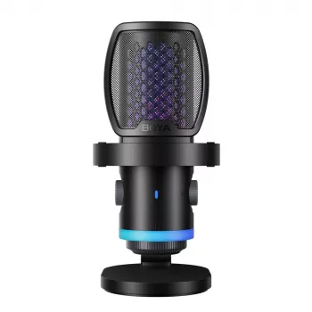 BOYA CastMic G40 USB-C kábeles gaming mikrofon - fekete