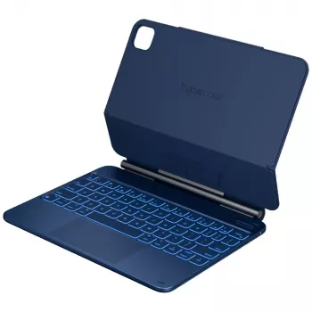 Typecase Edge billentyűzetes tok iPad Air 11 M2 2024 / M3 2025 / M4 2026 készülékhez, világoskék