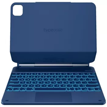 Typecase Edge billentyűzetes tok iPad Air 13 M2 2024 / M3 2025 / M4 2026-hoz, csendes-óceáni kék