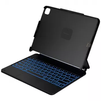 Typecase Edge + billentyűzetes tok iPad Air 13 M2 2024 / M3 2025 / M4 2026-hoz, fekete