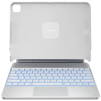 Typecase Edge + billentyűzetes tok iPad Air 13 M2 2024 / M3 2025 / M4 2026-hoz, fehér
