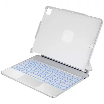 Typecase Edge + billentyűzetes tok iPad Air 13 M2 2024 / M3 2025 / M4 2026-hoz, fehér