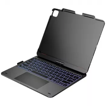 Typecase Flexbook Touch billentyűzetes tok iPad Air 13 M2 2024 / M3 2025 / M4 2026-hoz, szürke