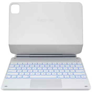 Typecase Edge billentyűzetes tok iPad Air 13 2024/2025-höz, fehér