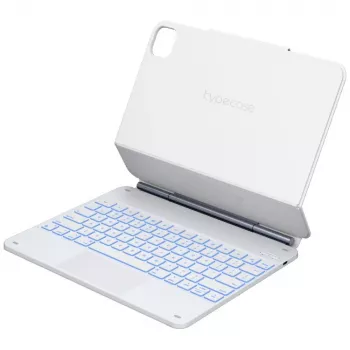 Typecase Edge billentyűzetes tok iPad Air 13 2024/2025-höz, fehér