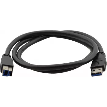 Kramer C-USB3/AB-3 USB 3.0 kábel, USB-A dugó - USB-B dugó, 0,9 m (3 ft), kék