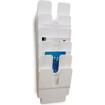 DURABLE FLEXIPLUS 6 prospektustartó A4 álló tájolás átlátszó 1700008011
