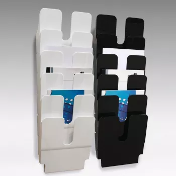 DURABLE FLEXIPLUS 6 prospektustartó A4 álló tájolás átlátszó 1700008011