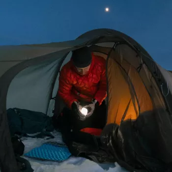 Silva Glow Recharge kempinglámpa - kék (350 lm)