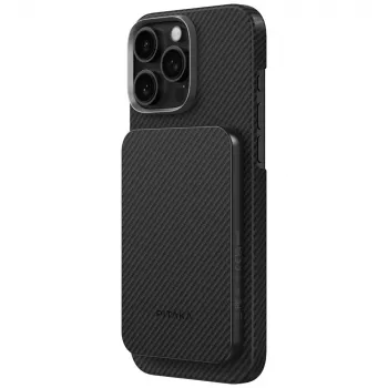 PITAKA aramidszálas power bank 5000mAh Qi2 MagSafe fekete-szürke