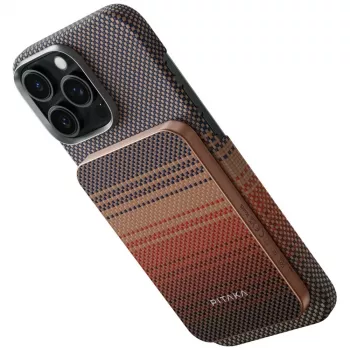 PITAKA aramidszálas 5000 mAh Qi2 MagSafe power bank Sunset