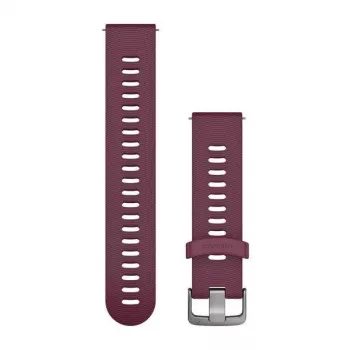 HAMA Garmin szilikon szíj Vivoactive 3-hoz, Vivomove HR-hez, Forerunner 645-höz, Forerunner 245-höz - Berry 010-11251-1W