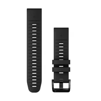 Garmin QuickFit 22 mm Silicone Watch Band, Black (010-13280-00)
