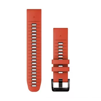 Garmin QuickFit 22 mm szilikon óraszíj, piros/grafit (010-13280-04)