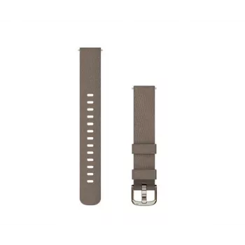 Garmin 14 mm Fabric Watch Band for Lily 2, Coffee with Cream Gold Buckle (010-13302-10)