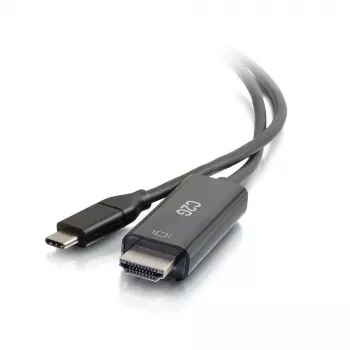 C2G USB-C – HDMI adapterkábel - 1,83 m - fekete - 4K@60Hz - reverzibilis USB-C dugó