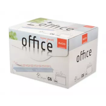 ELCO Office boríték C6 (114 x 162 mm), ablak nélkül, öntapadós, 80 g/m², fehér, 200 darab (74531.12)