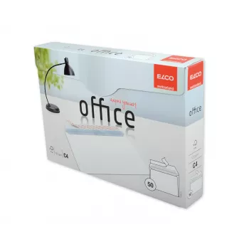 ELCO Office boríték C4 (229 x 324 mm), ablak nélkül, öntapadós, 120 g/m², fehér, 50 darab (74538.12)