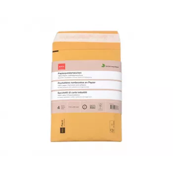 ELCO Ecosafe papír párnázott boríték 170 x 225 mm, öntapadós, barna, 4 darab (74651.92)