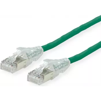 Dätwyler Cat.6 patchkábel, AMP v2, zöld, 10m, CU 7702 flex LS0H, U/UTP