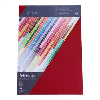 Artoz Papier Mosaic levélpapír bordó DIN A4 90 g/m² 25 lap