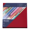 Artoz Papier Mosaic négyzetes boríték bordó nedves ragasztású 20 db (9445420-487)