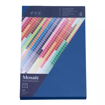 Artoz Papier Mosaic boríték DIN C6 ablak nélkül tengerészkék gumírozott 20 db