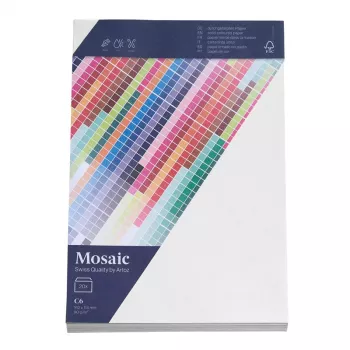 Artoz Papier Mosaic boríték DIN C6 ablak nélkül fehér nedves ragasztású 20 db