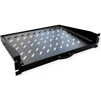 VALUE 19 inch kihúzható polc, 2HE, 404 x 350 mm, 30 kg teherbírás