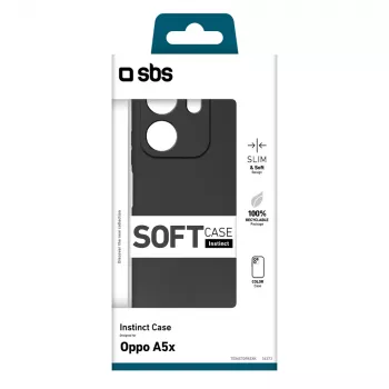 SBS Instinct Protective Case for OPPO A5x, Black