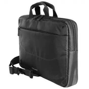 Tucano laptoptáska-készlet legfeljebb 14 inch méretig, egérrel, fekete