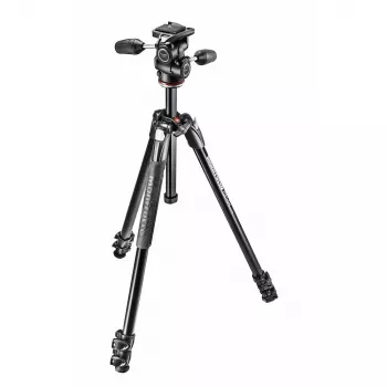 Manfrotto 290 sorozat MK290XTA3-3W állvány 3-utas fejjel (fekete)