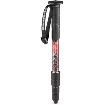 Manfrotto Element MII alumínium egyágú állvány, piros (MMELMIIA5RD)