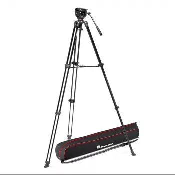 Manfrotto MVT502AM videó állványkészlet 500X folyadékfejjel