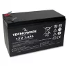 TECNOWARE Power Battery 12V 7,2Ah AGM VRLA Faston 6,3mm csatlakozóval