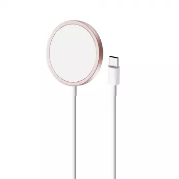 PURO Magnetico MagSafe vezeték nélküli töltő 1m – rózsaszín