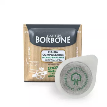 Caffè Borbone Miscela Nera 44mm ESE rendszerű kávépárna 100 darabos csomag, 7,2g párnánként