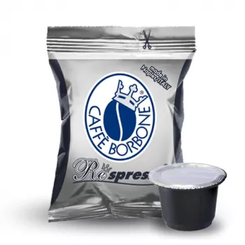 Caffè Borbone Respresso Miscela Nera kávékapszula 50 x 5 g Nespresso OriginalLine-hoz