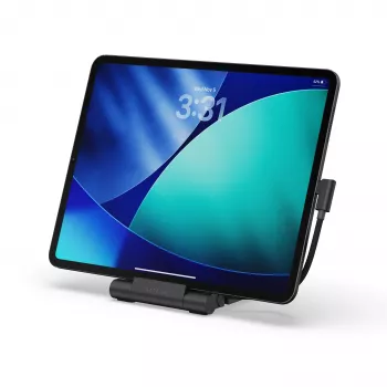 Satechi On-the-Go összecsukható állvány hub - USB-C 100W PD, USB-C 10 Gbps, USB-A 10 Gbps, micro/SD kártyaolvasó 312 MB/s, 3,5 mm jack, 4K HDMI (Space Gray)
