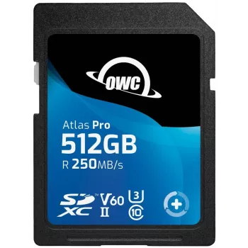OWC Atlas Pro 512GB SDXC UHS-II V60 memóriakártya - bővített kapacitású SD (SDXC)