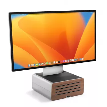 Twelve South HiRise Pro monitorállvány tárolórekeszrel iMac / Studio Displayhez, ezüst
