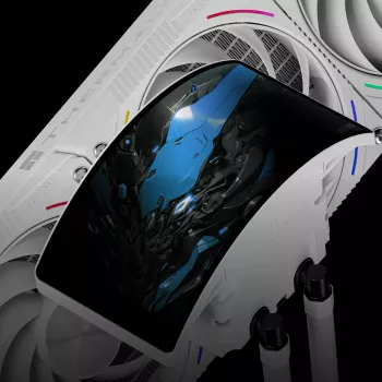 Thermalright Rainbow Vision 360 Turbo ARGB fehér 360mm egybeépített folyadékhűtéses CPU-hűtő