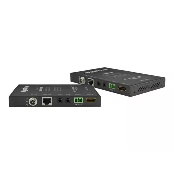 Wyrestorm 4K UHD HDBaseT jeltovábbító készlet 2 irányú PoH-val és kétirányú IR & RS-232-vel