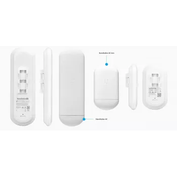Ubiquiti NanoStation AC loco NS-5ACL - vezeték nélküli bázisállomás - AirMax ac - 5 GHz (5 darabos csomag)