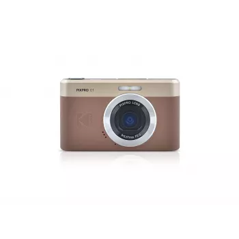 Kodak PixPro C1 digitális fényképezőgép barna + 16GB memóriakártya