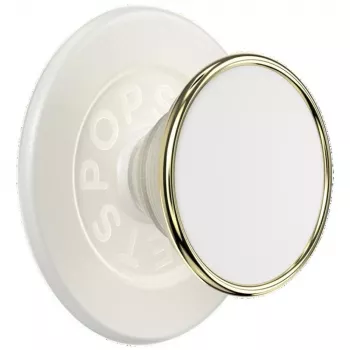 Popsockets Round Luxe Coconut Creme zománc MagSafe telefontartó és -állvány